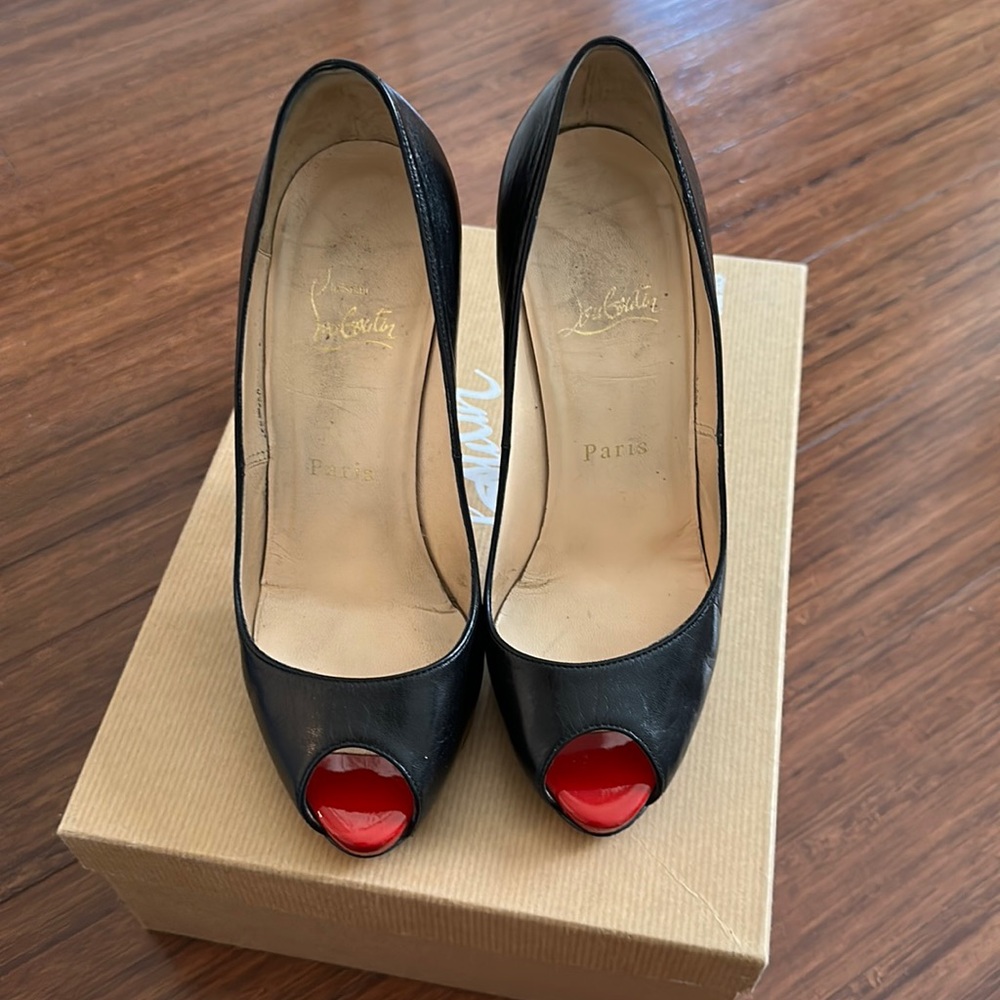 Louboutin Prive Open Toe Pump